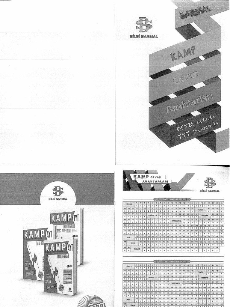 Bilgi Sarmal Kamp Cevap Anahtarı | PDF