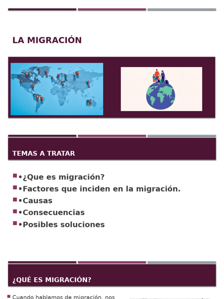 Factores y Consecuencias de la Migración | PDF | Migración humana