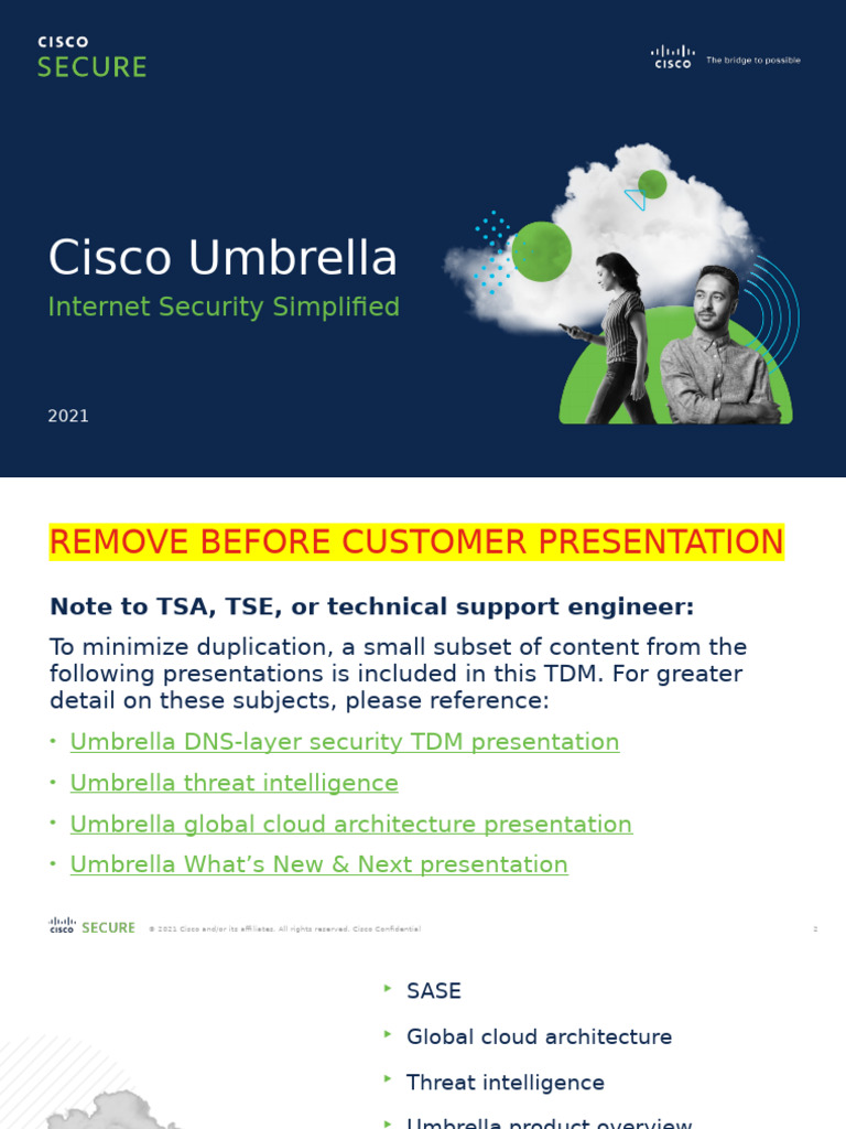 Umbrella Sig TDM | PDF | Computer Networking | Computing