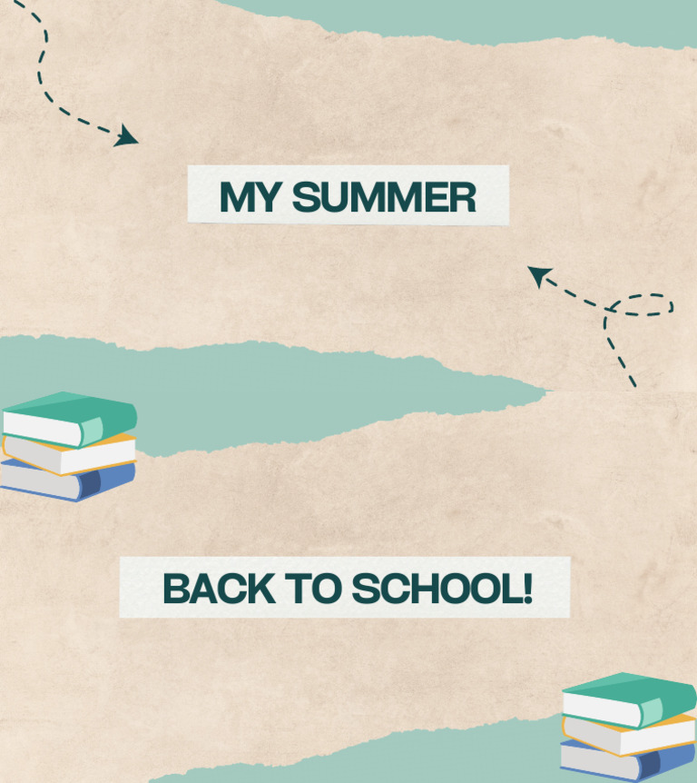 Summer Reflections: Back to School Tips | PDF