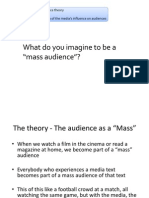 Mass Audience Theory &amp Media Influence
