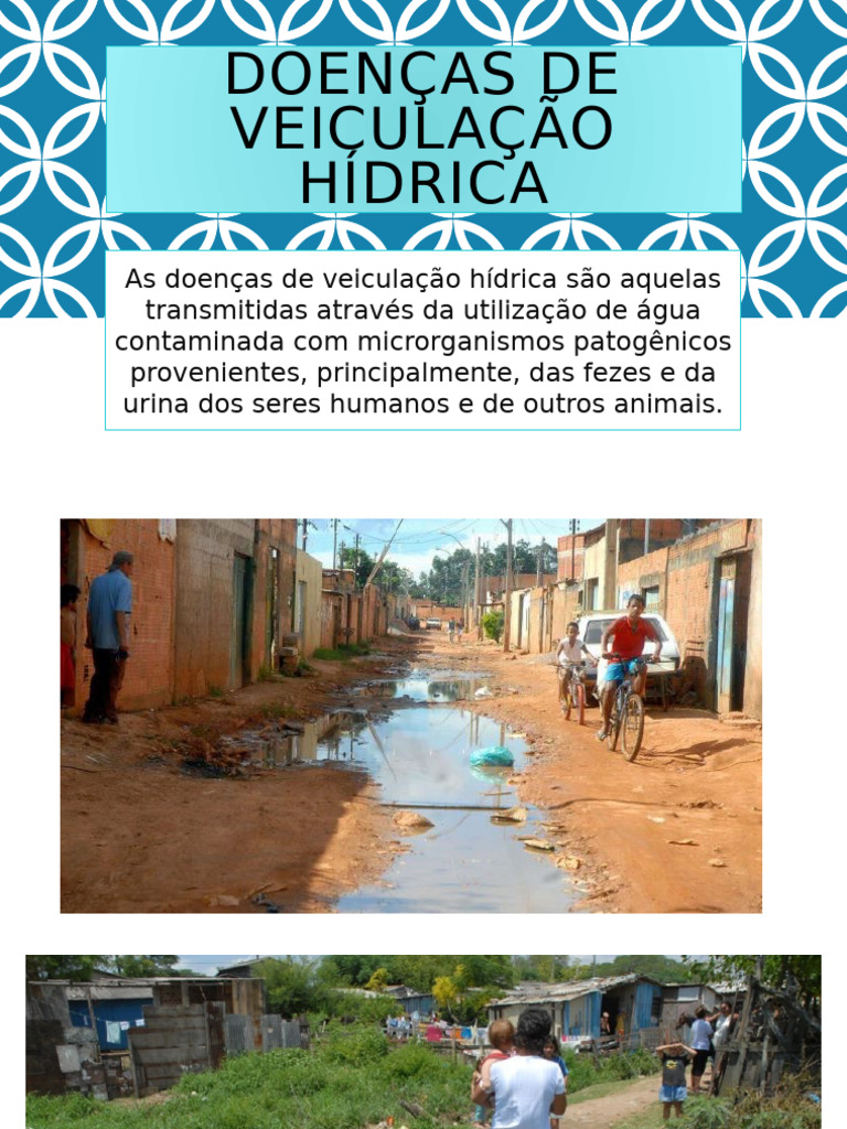 Doenças de Veiculação Hídrica: Causas e Sintomas | PDF