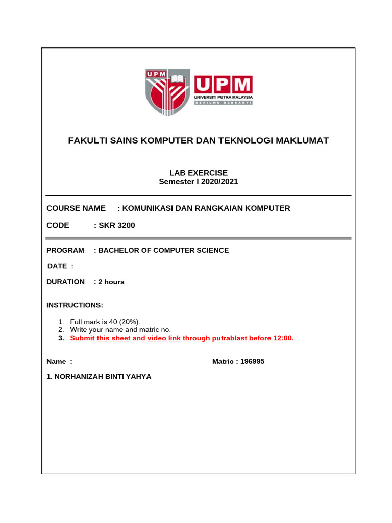 Network Configuration Lab Exercise Guide | PDF | Ip Address | Router ...