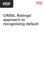 Crisil Ratings Default and Transition Study | PDF | Bond Credit Rating ...