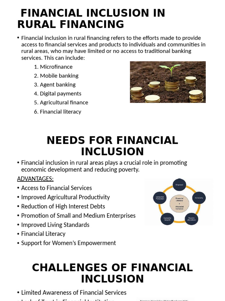 FINANCIAL INCLUSION-Development Banking-1 | PDF