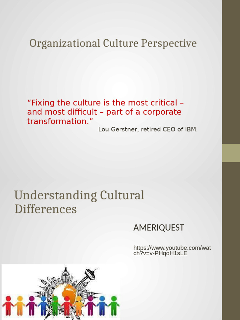 Understanding Organizational Culture Impact | PDF | Employee Benefits ...