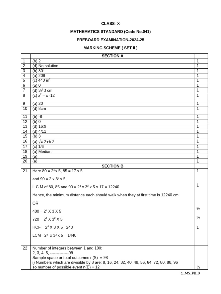 Ms X Matshstd PB 1 Set 2 New | PDF | Euclid | Mathematics