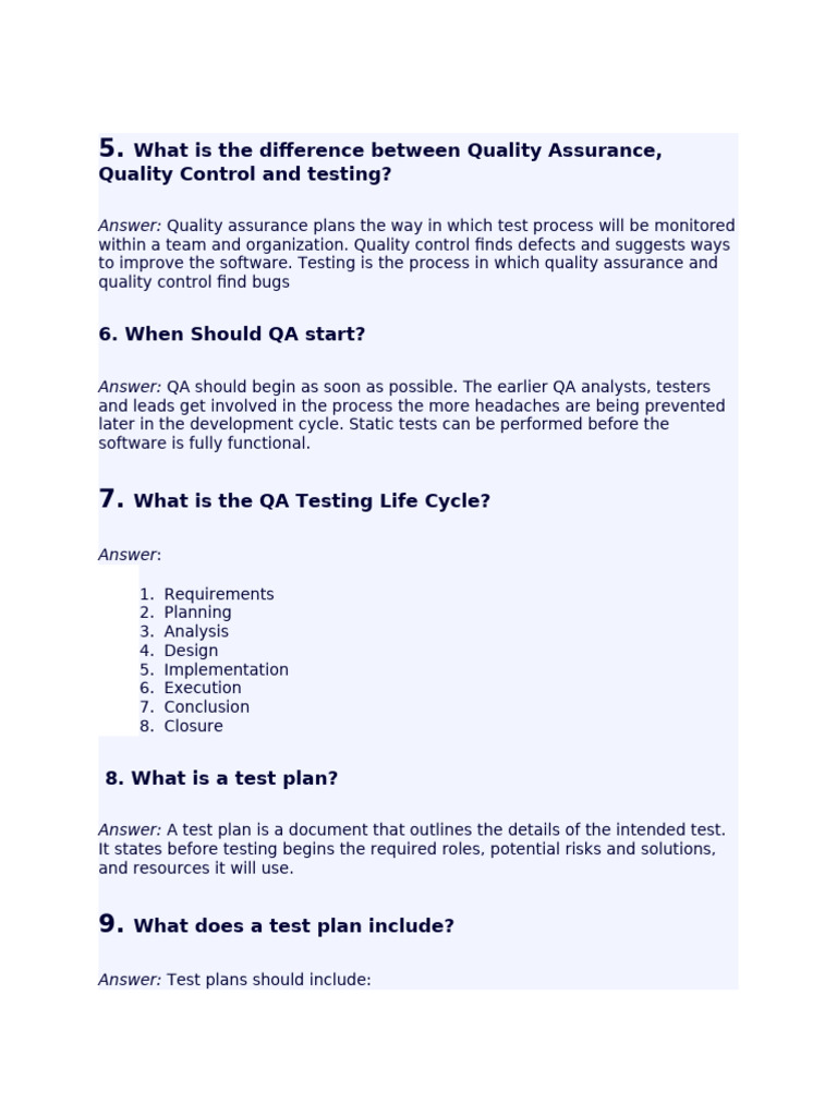QA Testing: Key Concepts and Strategies | PDF | Software Testing ...
