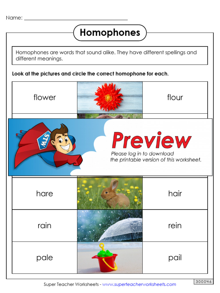 Homophones 5 | PDF