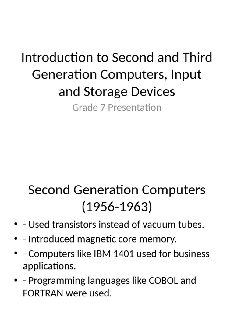 Grade 7 Computer Presentation | PDF