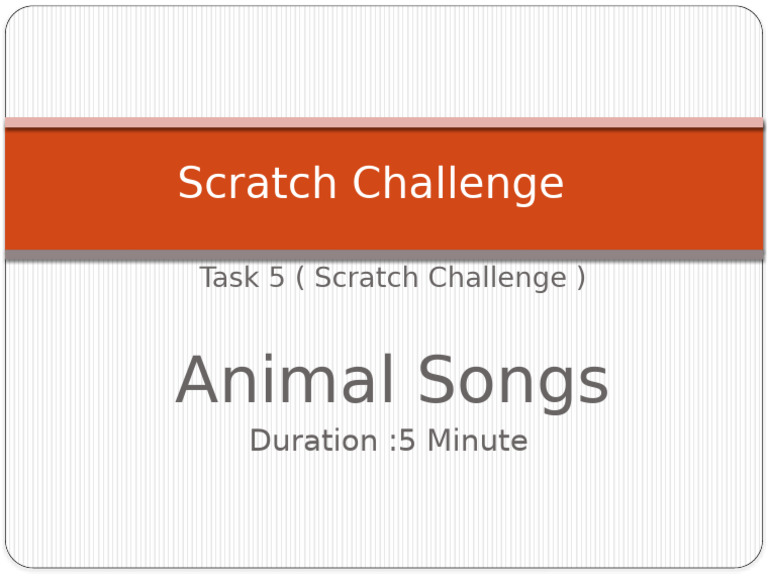 Scratch Challenge 2020 | PDF