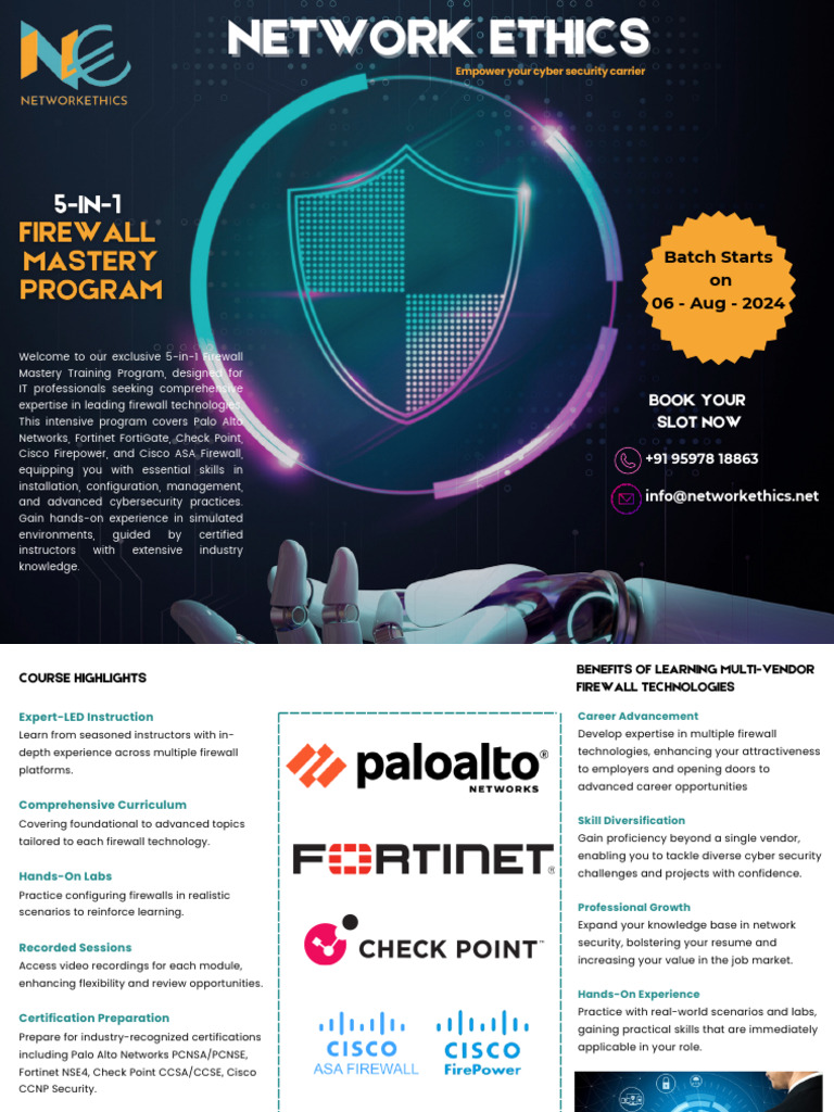 5-in-1 Firewall Mastery Training Program | PDF | Firewall (Computing ...
