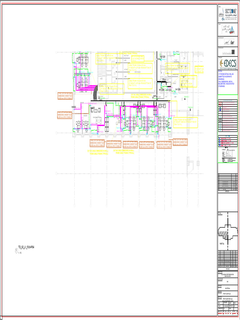 CAT-6A Cable Installation Plan | PDF | Telecommunications | Electronics
