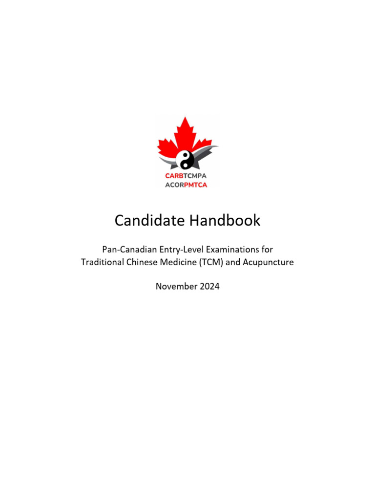 2023 11 26 CARB TCMPA Candidate Handbook | PDF | Traditional Chinese ...