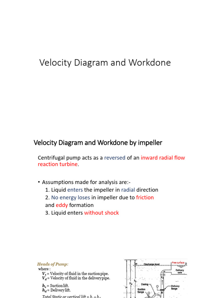 Centrifugal Pump Velocity and Efficiency Analysis | PDF | Pump ...