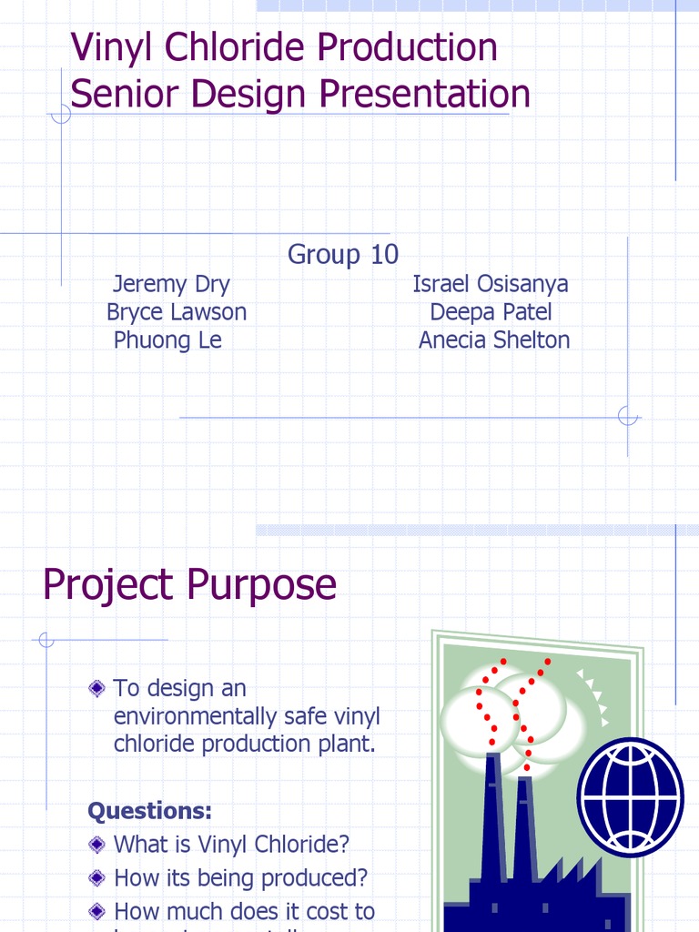 Vinyl Chloride Production Overview | PDF | Polyvinyl Chloride ...