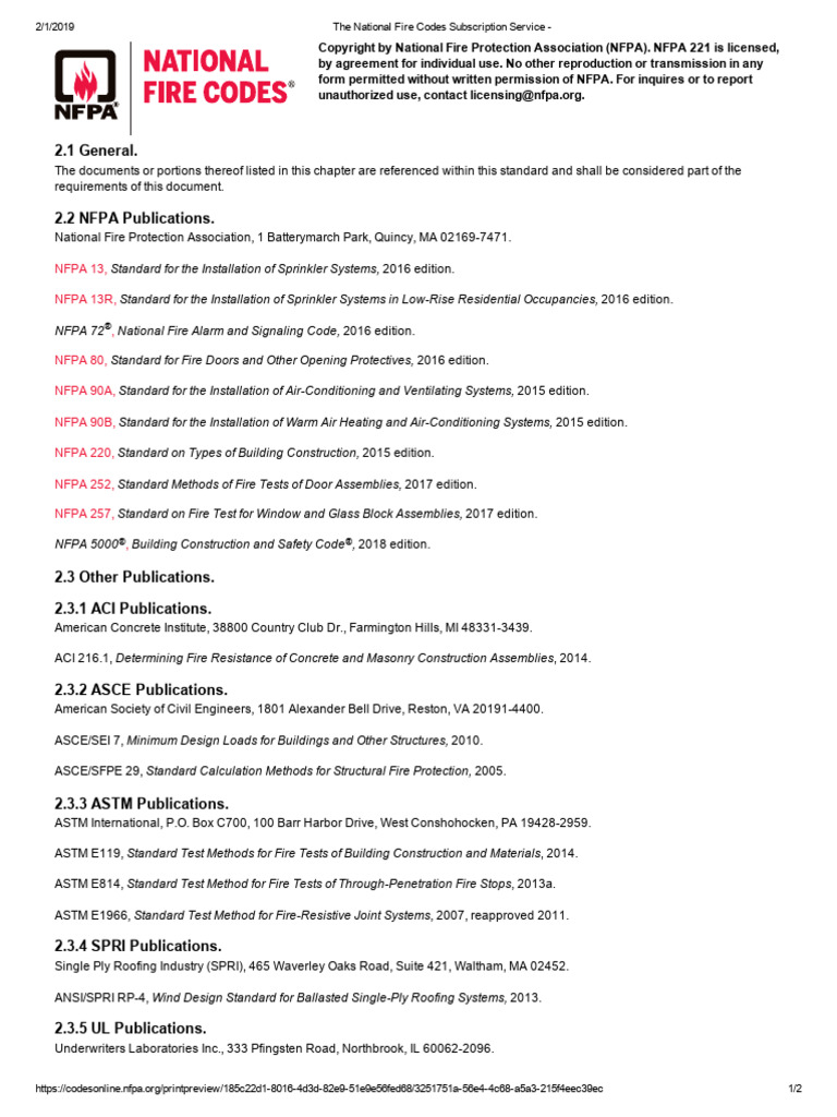 Chapter 2 Referenced Publications | PDF | Fire Sprinkler System ...