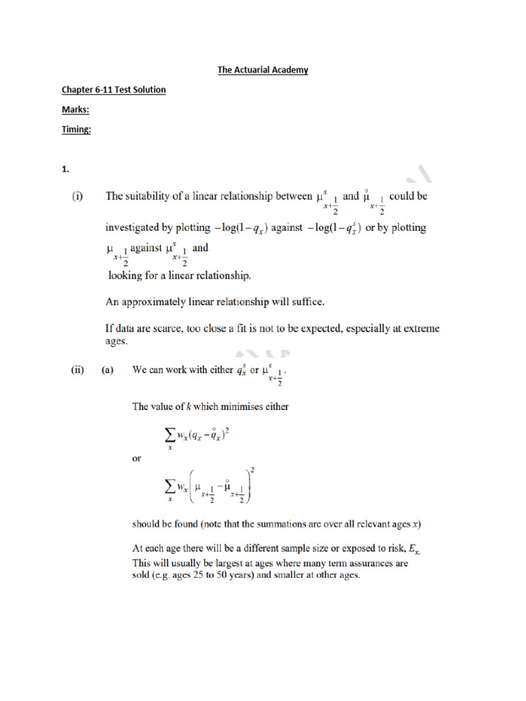 CS2 Test Solution - Chapter 6-11 | PDF
