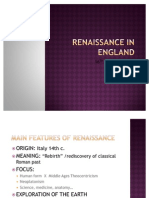 Renaissance in England Ok2