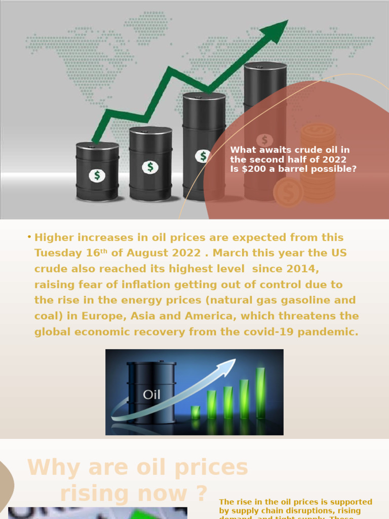 Crude Oil Price Outlook H2 2022 | PDF | Price Of Oil | Petroleum