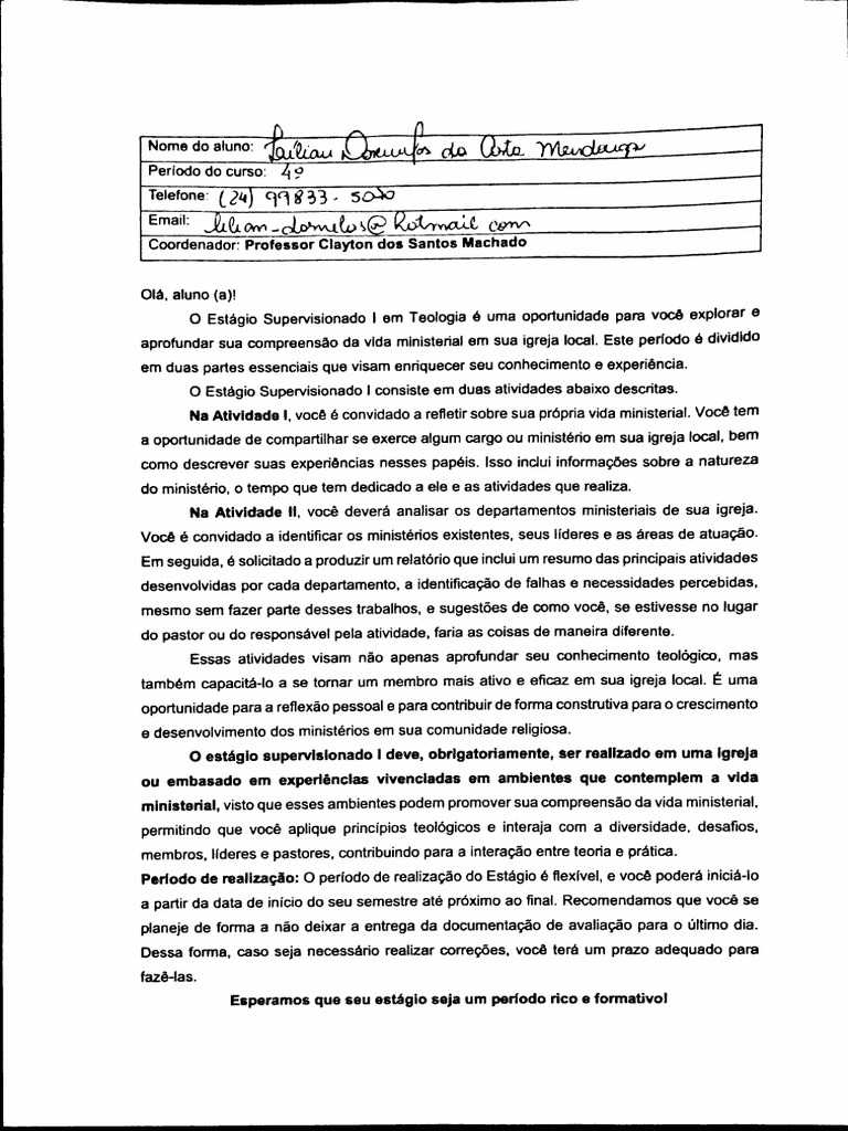 Estagio | PDF