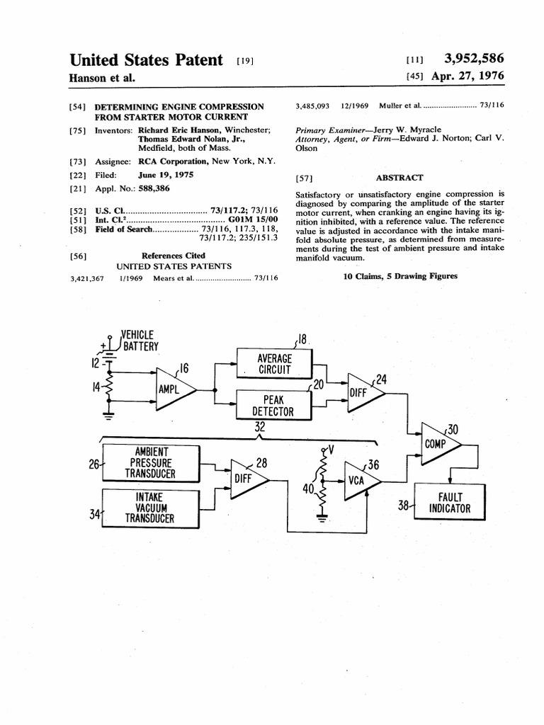 Engine Compression Measurement Method | PDF | Engines | Amplifier