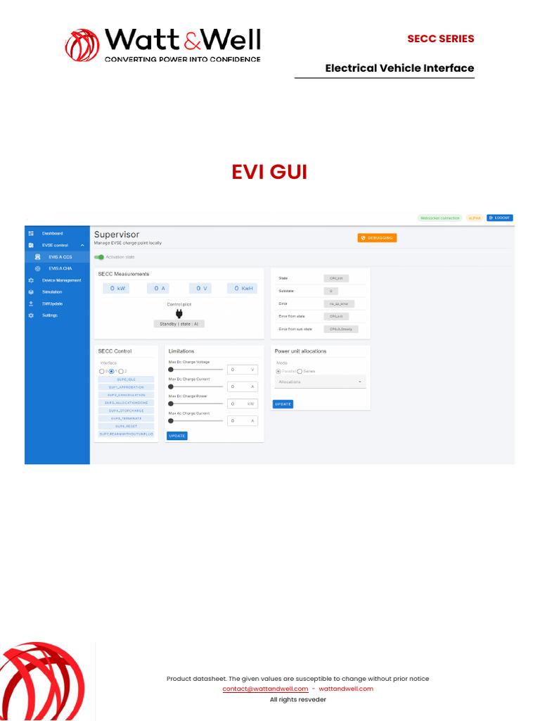 EVI GUI User Manual Overview | PDF | Graphical User Interfaces | Wi Fi