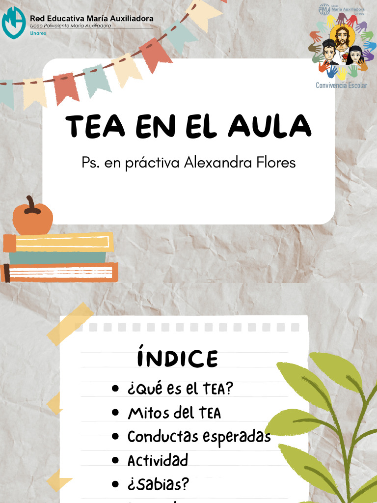 Inclusión del TEA en el Aula | PDF | Autismo | Ciencias del comportamiento