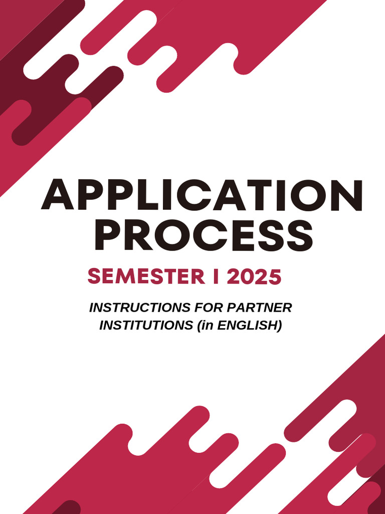 Application Process - Partner Institutions | PDF