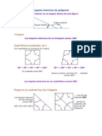 Ángulos Interiores de Polígonos