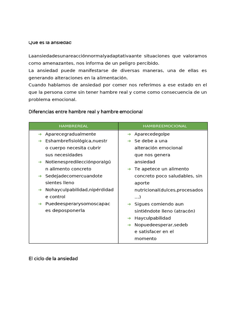 Que Es La Ansiedad | PDF