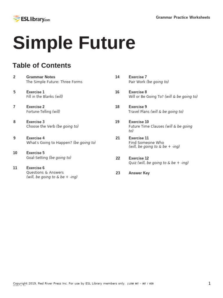 88_Simple-Future_US | PDF | Grammatical Tense | Linguistic Typology