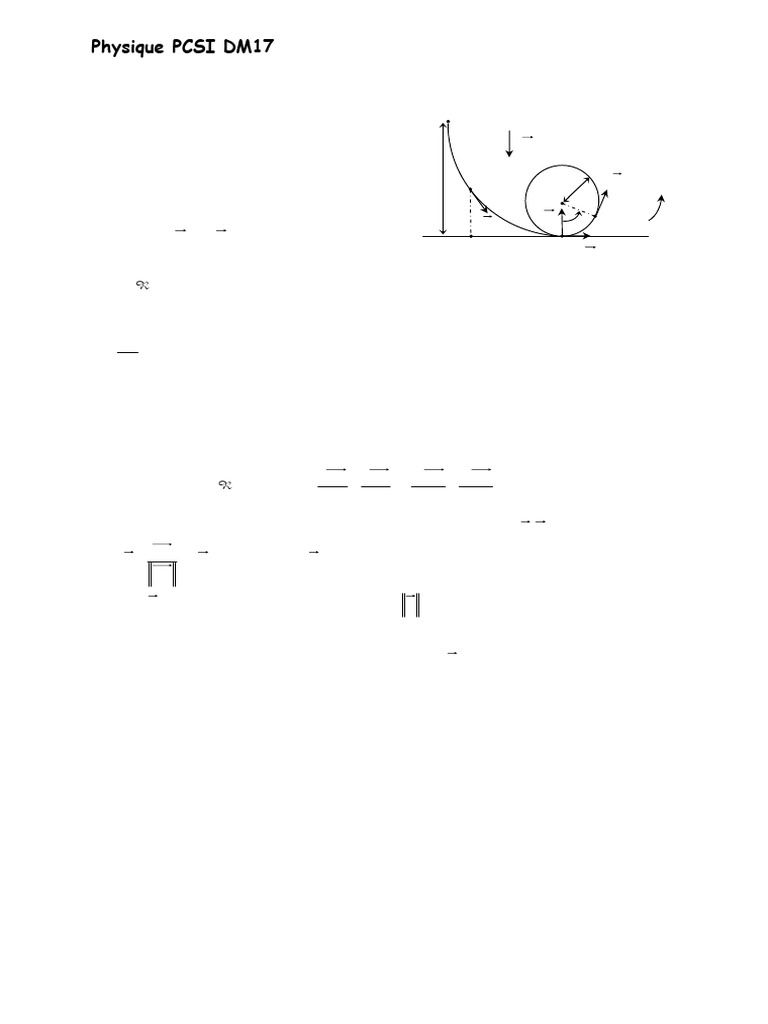 DM 17 | PDF | Accélération | Physique