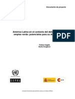 América Latina en El Contexto Del Debate Sobre Empleo Verde: Potenciales para Su Desarrollo