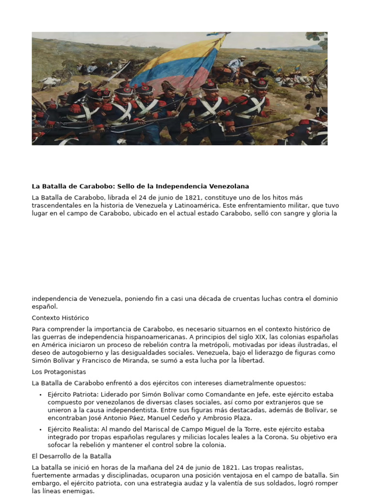 legado-de-la-batalla-de-carabobo-pdf-venezuela