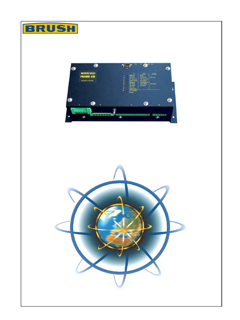 Prismic A10 Excitation Controller Manual | PDF | Switch | Calibration