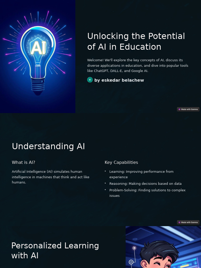 AI Applications in Education Explained | PDF | Artificial Intelligence ...
