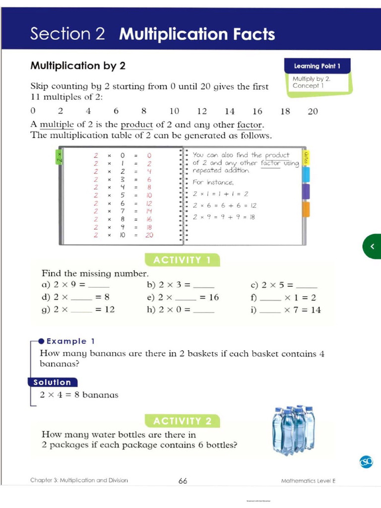Mathematics TB CH 3.2-3.4 Till Concept 1 | PDF