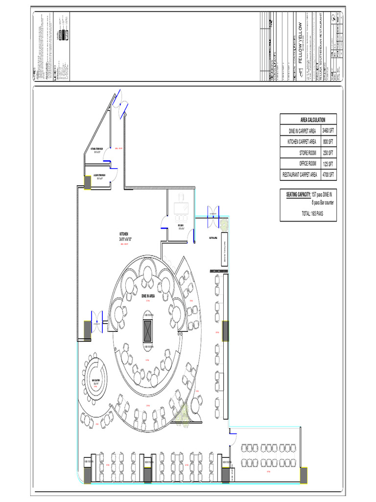 Triangular Floor Plan for Restaurant | PDF | Architectural Design ...