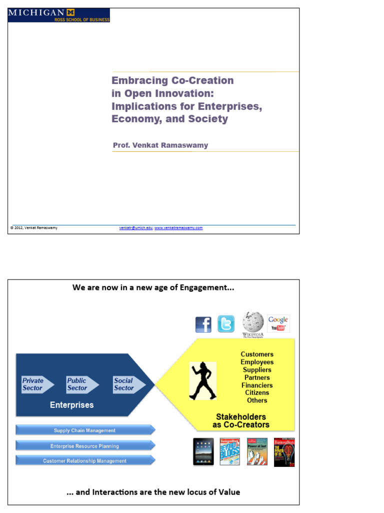 Co-Creation in Open Innovation Strategies | PDF | Business ...