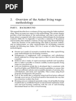 Anker Methodology for Living Wages | PDF