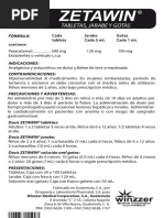 Dosis de Reliverán Niños | PDF