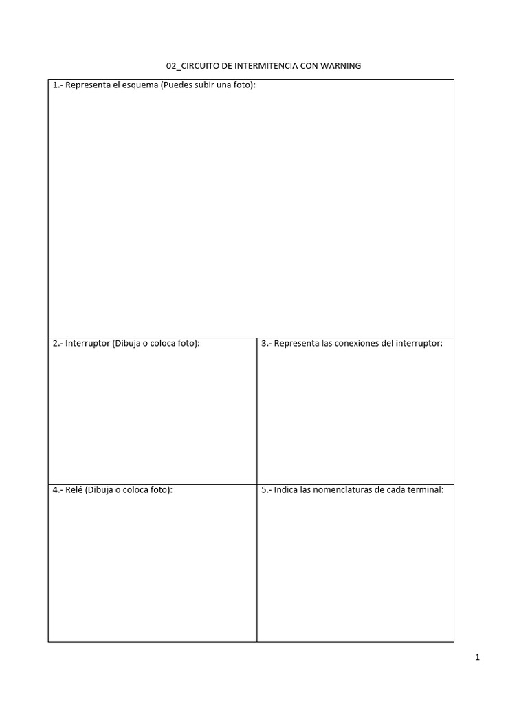 02_circuito de Intermitencia Con Warning_rellenar | PDF