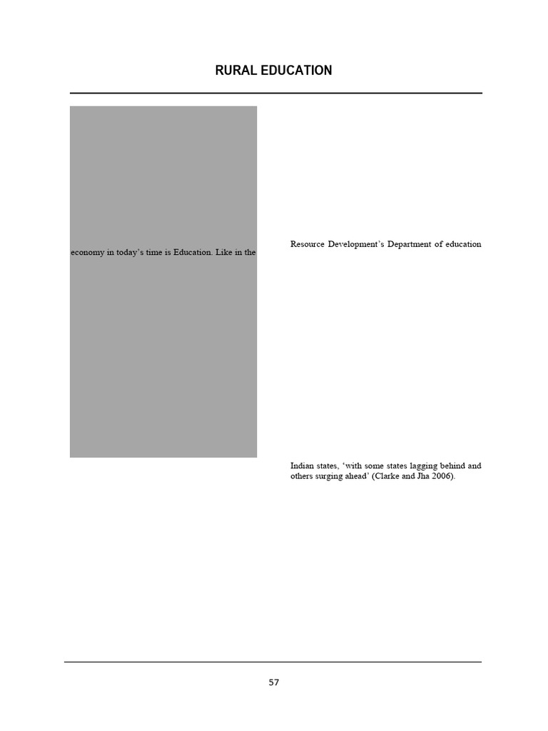 8213mamta - Rural Education | PDF | Teachers | Literacy