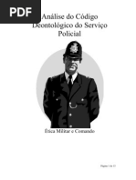 Análise do Código Deontológico do Serviço Policial