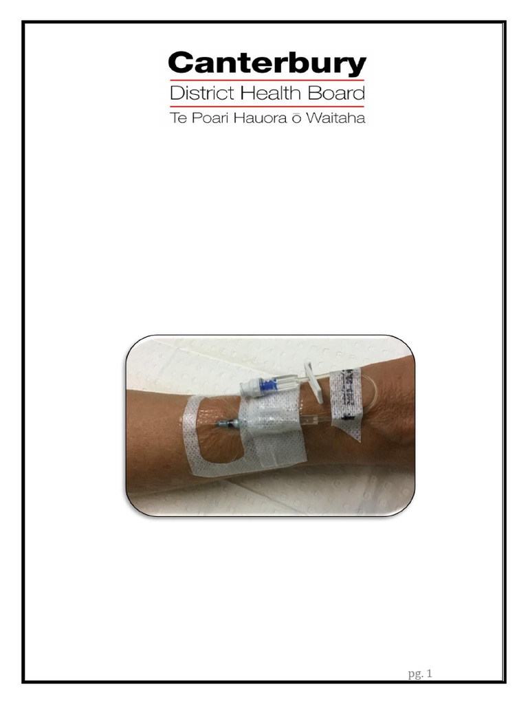 CDHB PIVC Resource Book 2021 | PDF | Intravenous Therapy | Vein
