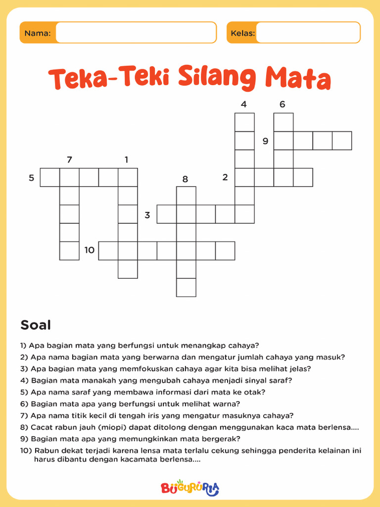 Teka Teki Silang Mata | PDF