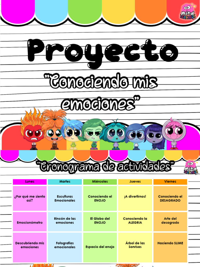 Proyecto de Identificación Emocional Infantil | PDF | Las emociones ...