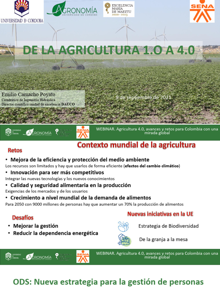 De Agricultura 1.0 a 4.0: Retos y Avances | PDF | Agricultura | Riego