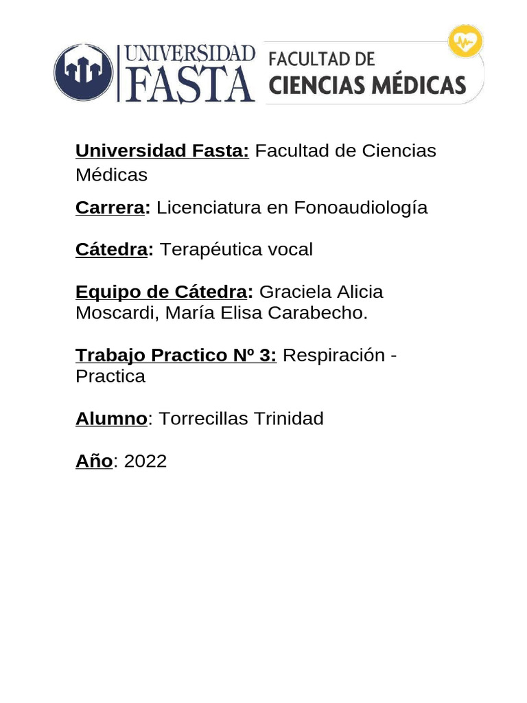 Ejercicios de Respiración para la Voz | PDF | Respiración | Sistema ...